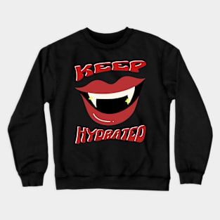 Funny Creepy Vampire Crewneck Sweatshirt